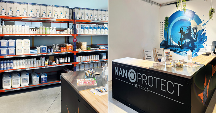 Abholshop Düsseldorf – Beratung vor Ort - Nanoprotect Abholshop Düsseldorf – Beratung vor Ort