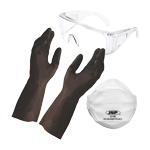 Nanoprotect Arbeitsschutz Set - Brille/Maske/Handschuhe - PSA