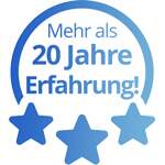 20 Jahre Erfahrung 