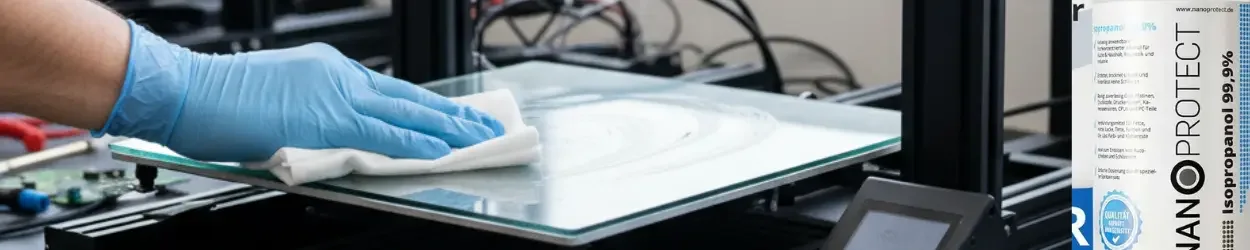 3D Drucker Druckbett reinigen