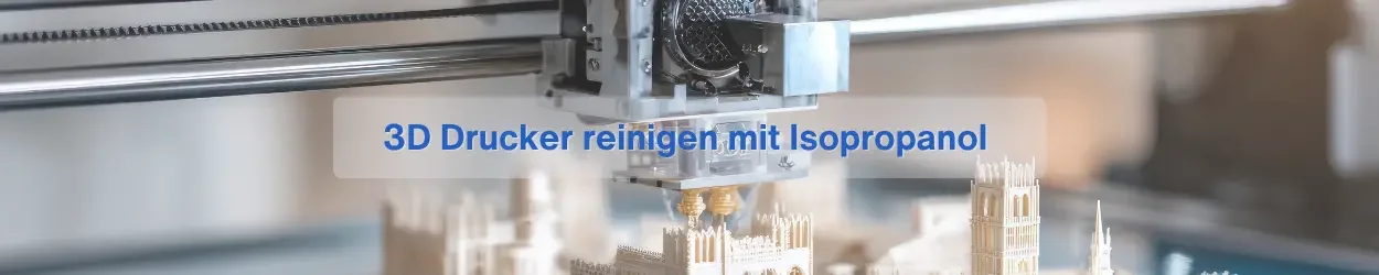 3D Drucker reinigen mit Isopropanol