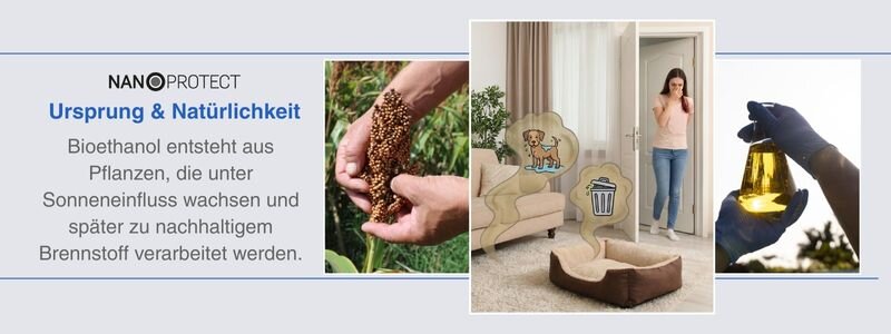 Ursprung & Natürlichkeit von Bioethanol