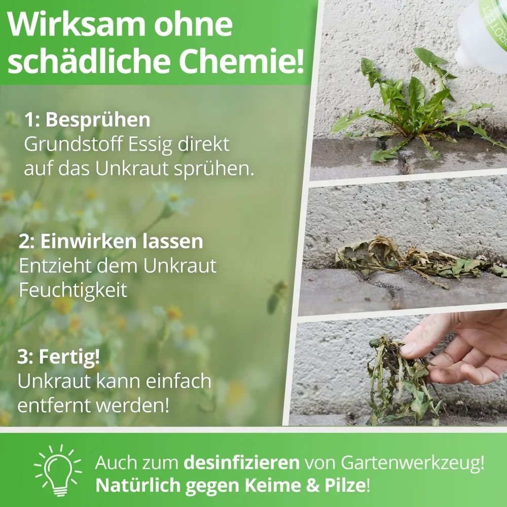 Grundstoff Essigsäure Anwendung