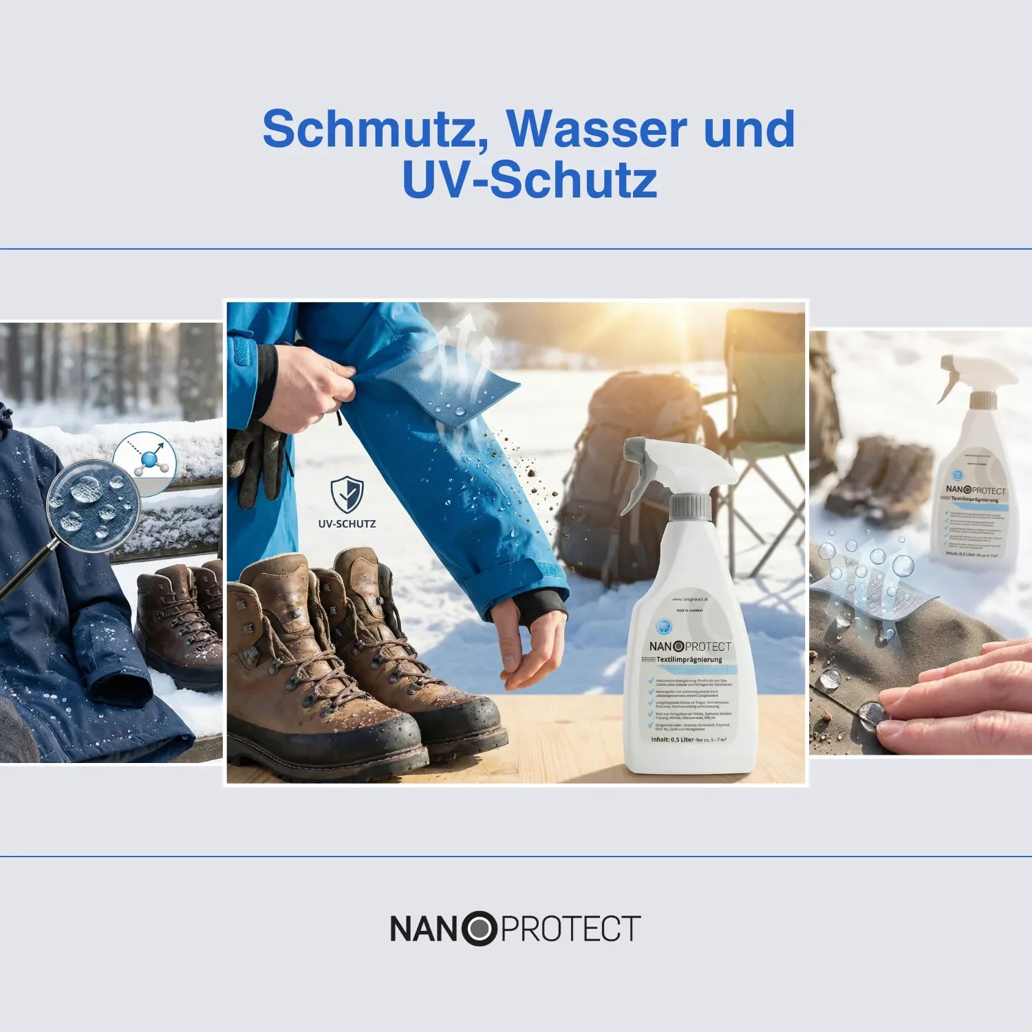 Vorteile der Nanoprotect Textilimpraegnierung