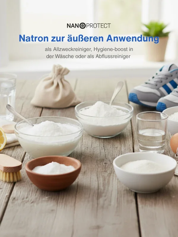 Natron zur äußeren Anwendung