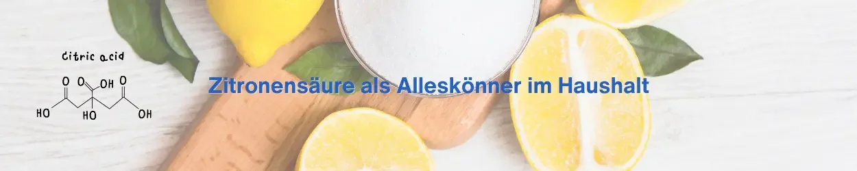 Nanoprotect Zitronensäure als Alleskönner im Haushalt