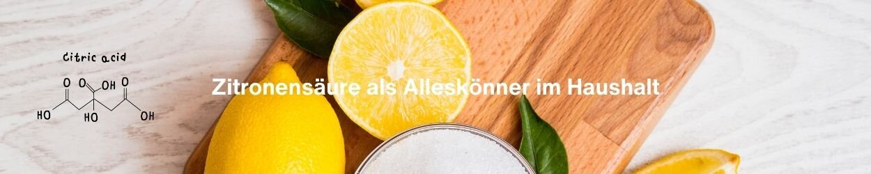 Nanoprotect Zitronensäure als Alleskönner im Haushalt