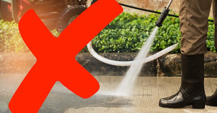 Kein Hochdruckreiniger nötig - Nanoprotect Grünbelagentferner