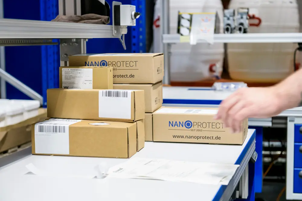 Nanoprotect GmbH - Alle Kartons maßgefertigt