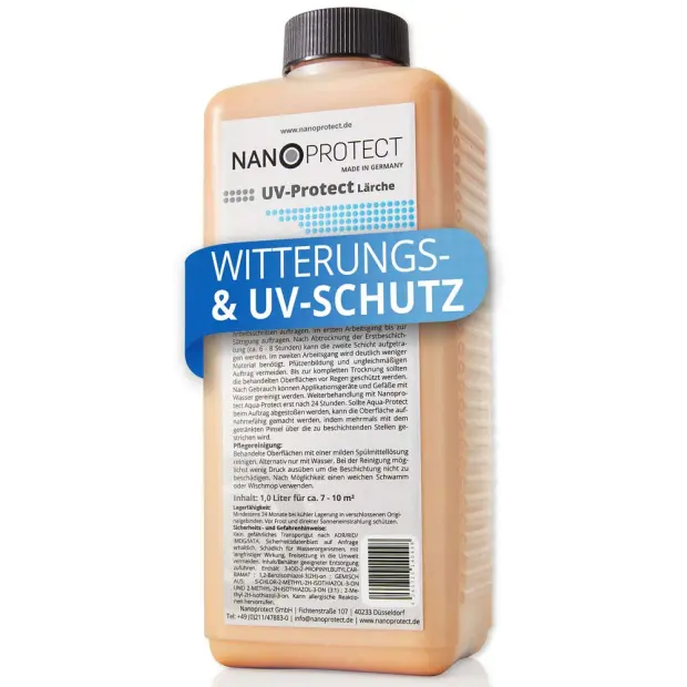 UV-Protect Lärche - 1 Liter - Witterungsschutz