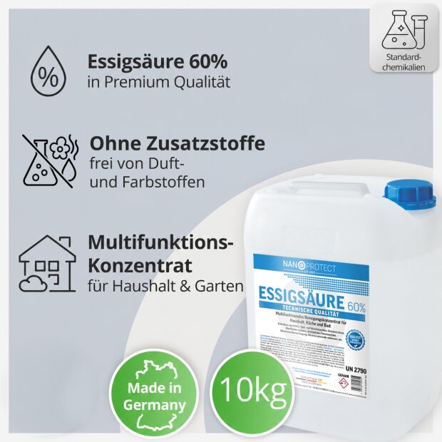 Essigsäure 60% - 10 kg