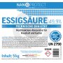 Essigsäure 49,9% - 10 kg + Auslaufhahn
