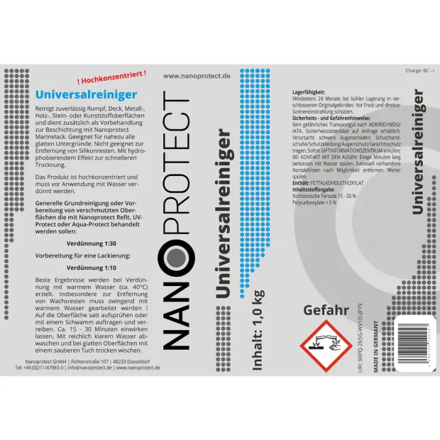 Universalreiniger Konzentrat - 1 kg