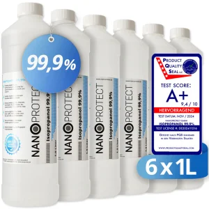 Isopropanol 99,9% - 1 Liter - Sechserpack