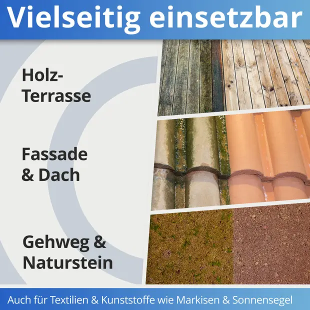 Grünbelagentferner Konzentrat - 1 kg + Drucksprüher