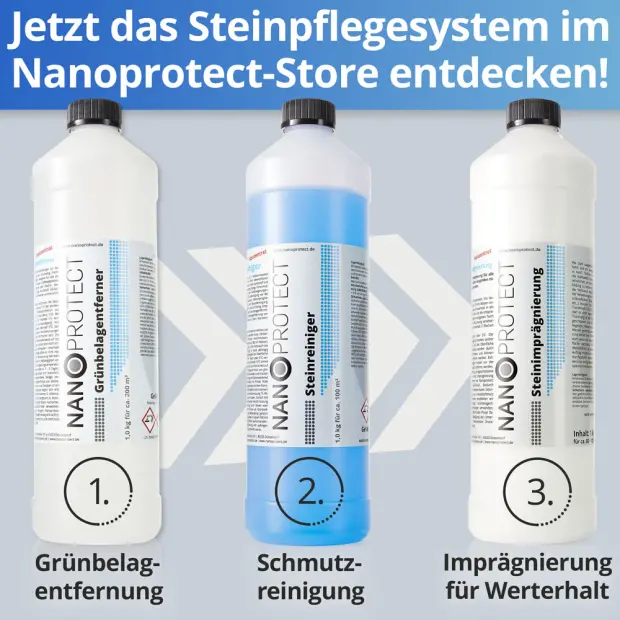 Grünbelagentferner Konzentrat - 1 kg + Drucksprüher