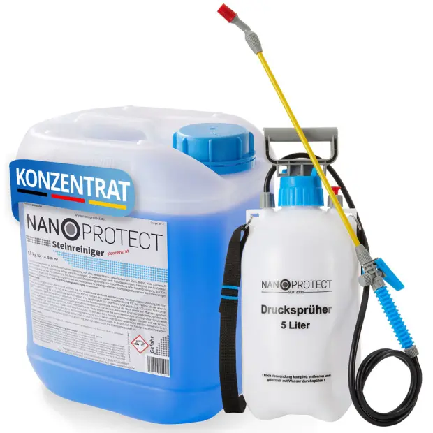 Steinreiniger Konzentrat - 5 kg + Drucksprüher