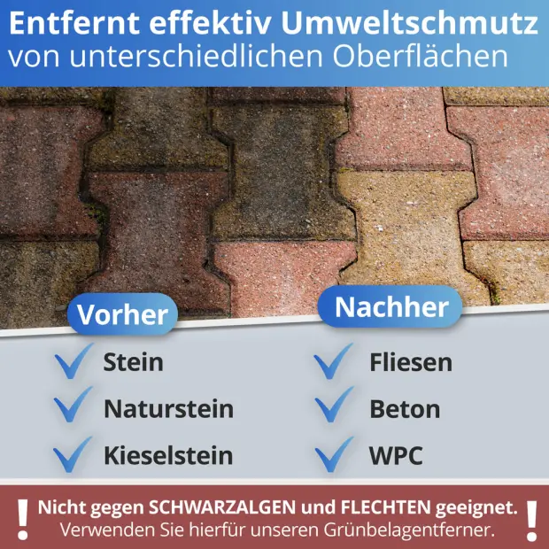 Steinreiniger Konzentrat - 5 kg + Drucksprüher