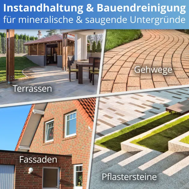 Steinreiniger Konzentrat - 5 kg + Drucksprüher