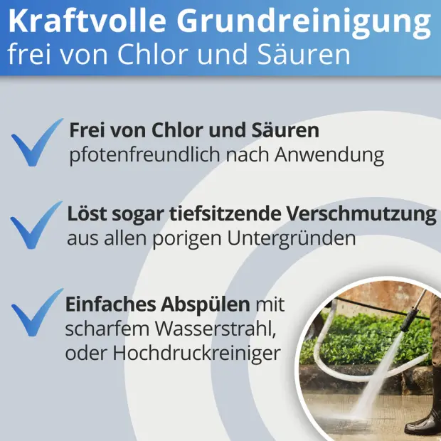 Steinreiniger Konzentrat - 5 kg + Drucksprüher