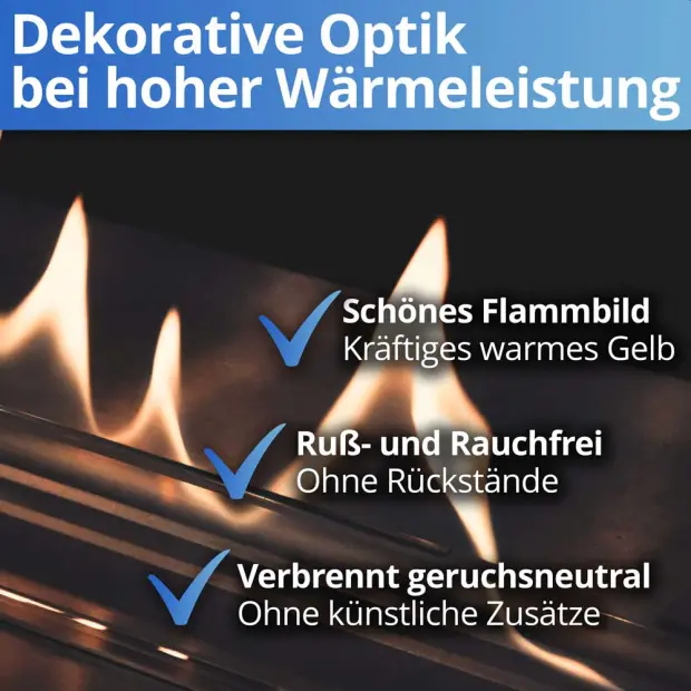 Bioethanol 96,6% - 1 Liter - Doppelpack