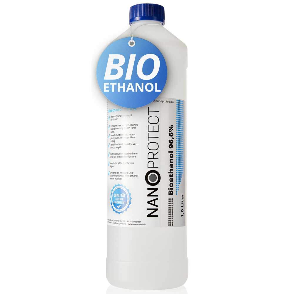 Bioethanol 96,6% - 1 Liter - Nanoprotect GmbH