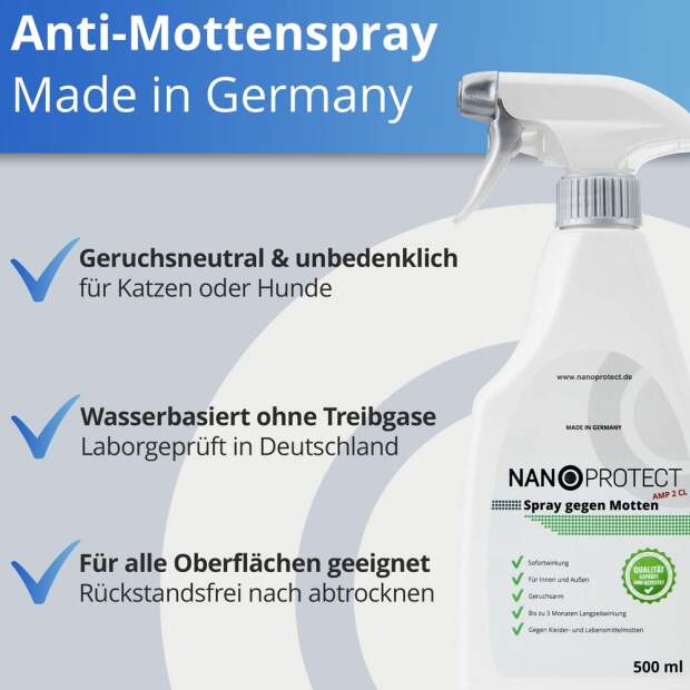 Spray gegen Motten - 500 ml