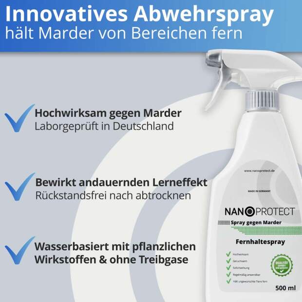 Spray gegen Marder - 500 ml