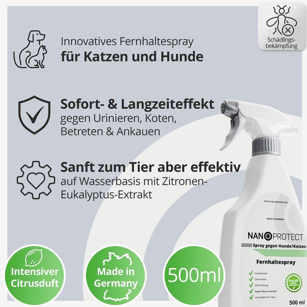 Spray gegen Hunde & Katzen   - Nanoprote, 11,95 €