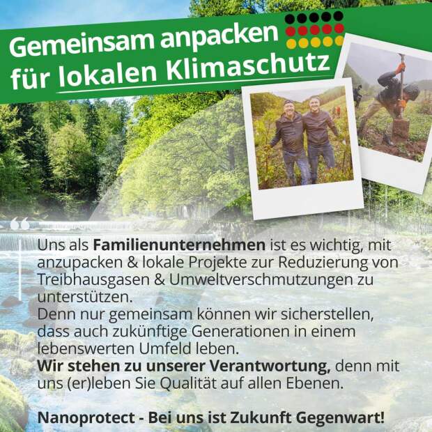 Klimaschutz - Baum pflanzen