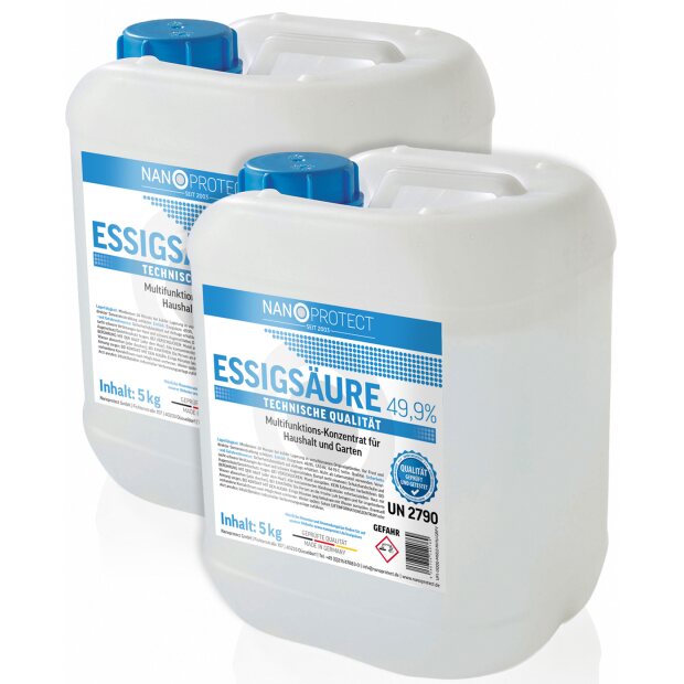 Essigsäure  49,9% - 10 kg
