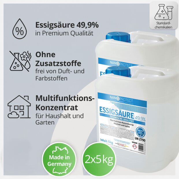 Essigsäure  49,9% - 10 kg