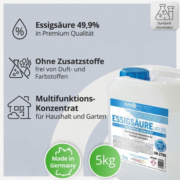 Essigsäure 49,9% - 5 kg