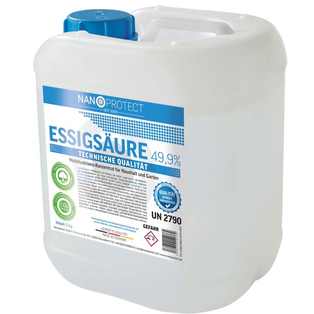 Essigsäure Klimaneutral - 5 kg - 49,9%