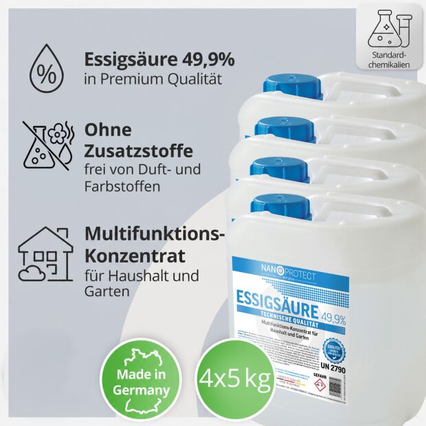 Essigsäure 49,9% - 20 kg