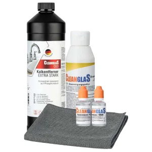 CleanglaS Glasversiegelung - Komplett Set für 48...