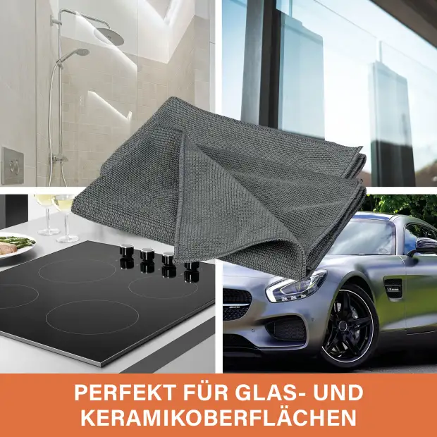 Spezial Mikrofasertuch - 38 x 38 cm - Sparset 3 Stück