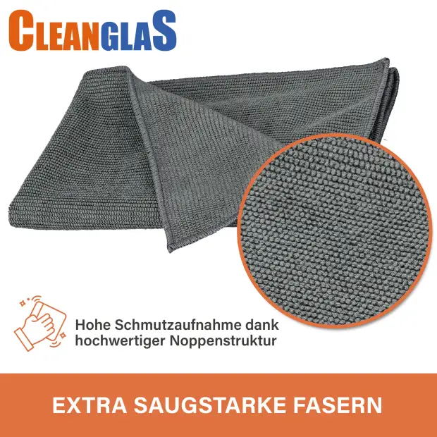 Spezial Mikrofasertuch - 38 x 38 cm - Sparset 3 Stück