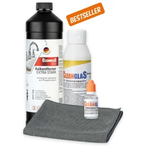 CleanglaS Glasversiegelung - Komplett Set für 24...