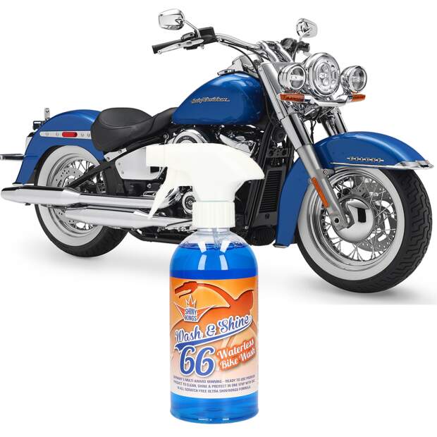 Wash & Shine BIKE - Wasserloser Schnellreiniger - 5,5 Liter + 4 x Spezialtuch