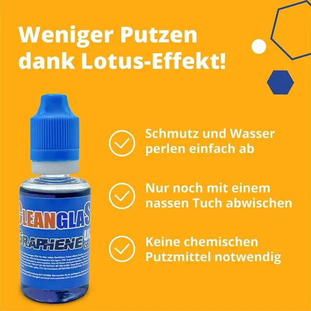CleanglaS CGX - Graphen 10H+ Universal Coating - für 22 m²