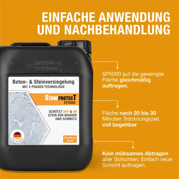 StoneprotecT SP5000 Ultra Konzentrat - 1 Liter - Steinversiegelung