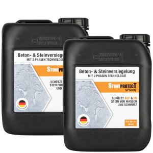 StoneprotecT SP5000 - 2 x 5 Liter - Steinversiegelung