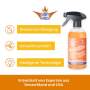 Shinykings Wash & Shine CAR - Wasserloser Schnellreiniger - 4 x 0,5 Liter + 4 x Spezialtuch
