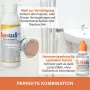 CleanglaS Glasreinigung - Set - mit Entkalker + Glasreinigungspolitur + Tuch