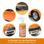 Wash & Shine CAR - Wasserloser Schnellreiniger - 2 x 0,5 Liter + 2 x Spezialtuch
