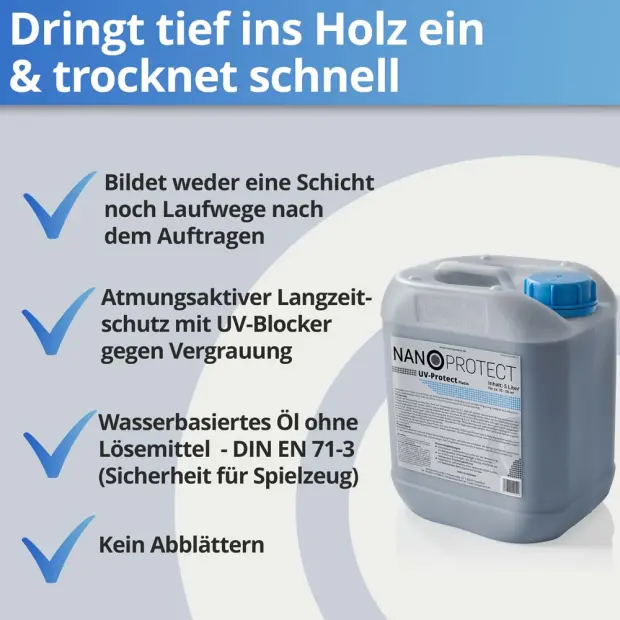 UV-Protect Platin - 5 Liter - Witterungsschutz