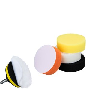 Polierschwamm - Aufsatz Set - 8 cm