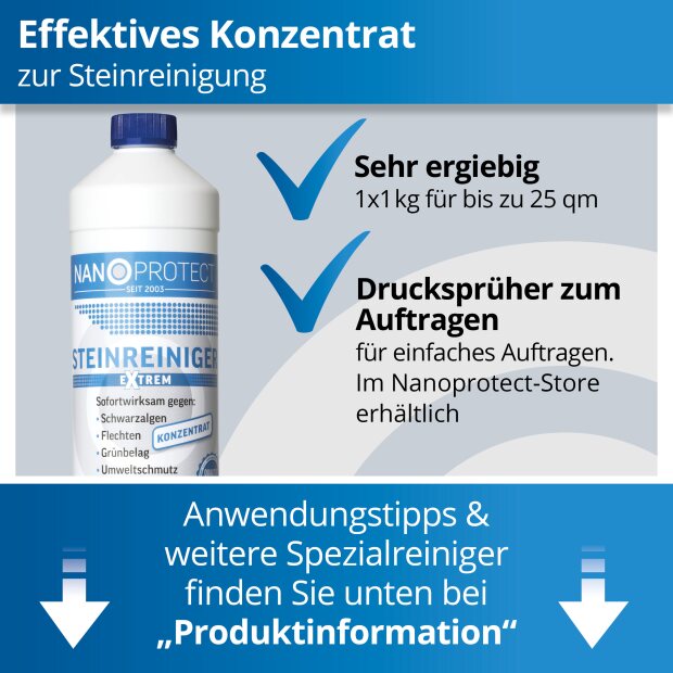 Steinreiniger Extrem - 1 kg - Intensivreiniger