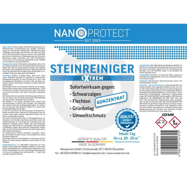 Steinreiniger Extrem - 1 kg - Intensivreiniger